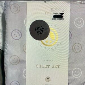 Live Love Snuggle 4 Piece Sheet Set for Full Size Bed